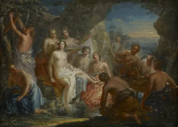 The Bath of Diana, n. 1730 (öljy kuparille)